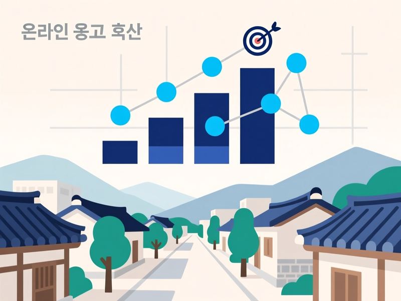 회화면 홈페이지 광고 운영 사례