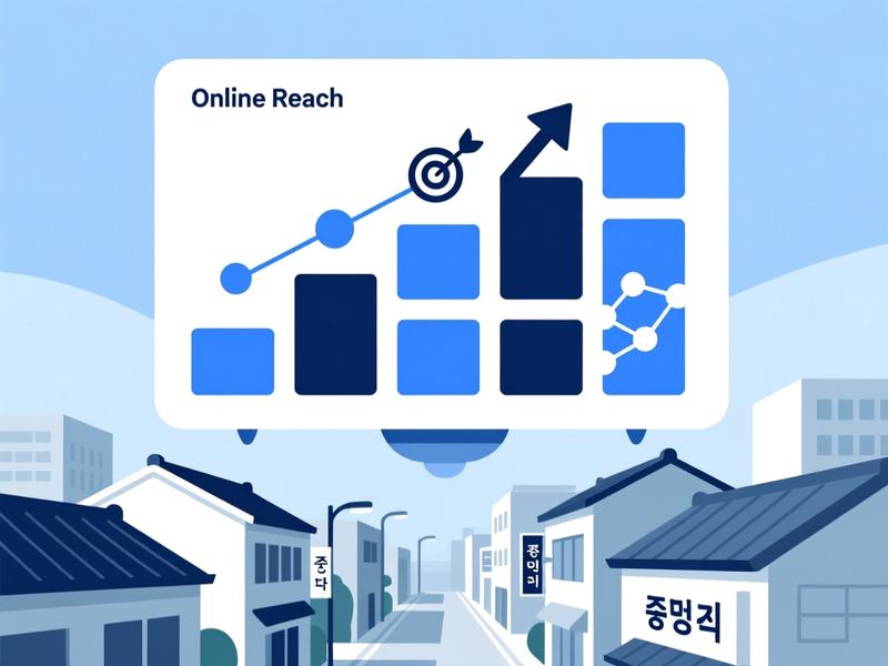 용덕동 홈페이지 광고 운영 사례
