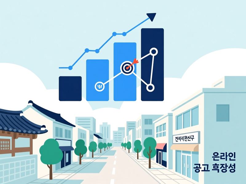 중노송동 홈페이지 광고 운영 사례