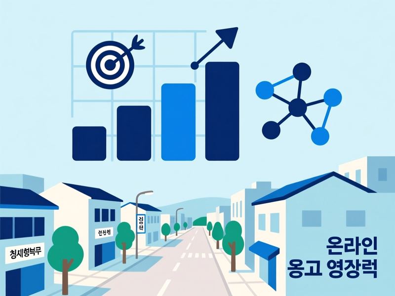 옥산면 홈페이지 광고 운영 사례
