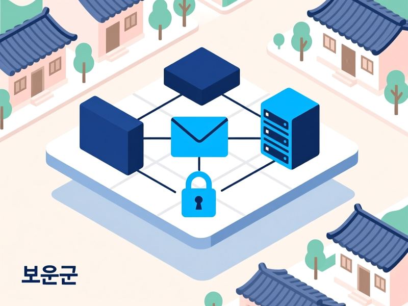 속리산면 웹메일 솔루션 운영 사례